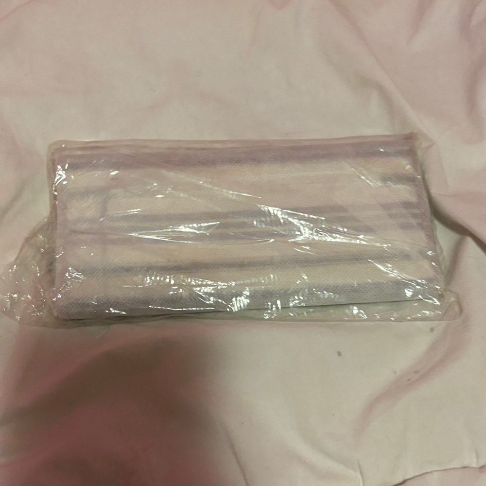 Striped Clutch Bag